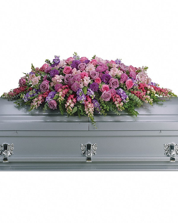 LAVENDER CASKET SPRAY