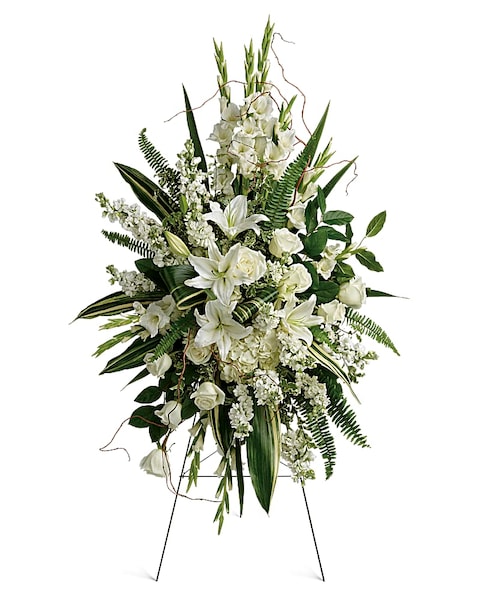 HEARTFELT SYMPATHY STANDING SPRAY