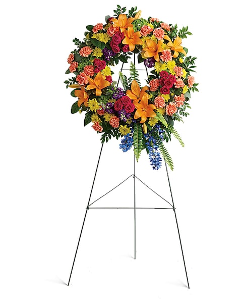 COLOURFUL SERENITY WREATH